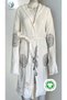 100% Cotton Muslin Stone Ethnic Patterned Bathrobe