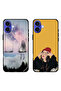 حافظتان واقيتان لهاتف Apple iPhone 16 Plus، تصميم فتاة وحيدة حزينة