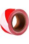 Safety Warning Tape Red & White 7cm x 200m Roll Non-Adhesive
