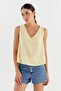 Linen Blouse Yellow - 2