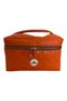 Quilted Travel Makeup Bag - Trend Cosmetic Accessory Leather - 3