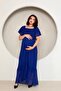Photoshoot, Long, Maternity, Formal Chiffon Dress - 4