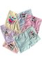 Dondeza 6 Pcs Dondeza Printed Girl Boxer Pastel Colors-402 - 3