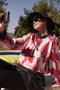Women's Hijab Cherry Wave Printed Parachute Full Covered 3 Piece Swimsuit Set - 8
