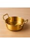 Gold Presentation Plate & Appetizer Presentation Plate with Handle Steel 1 Piece 12 cm Stainless Steel