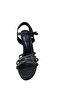 Women's Stone Platform Summer Evening Dress Shoes - 3