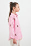 100% Cotton Teddy Bear Embroidered Girl's Shirt - 5