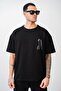 Mahjong Printed Oversize Fit Unisex T-Shirt - 2