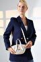Straw Look Small Size Women's Bag Single Eyed Cross Strap Shoulder and Hand Bag