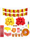 Taraftar Yellow Red Full Birthday Set for 24 People