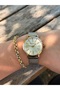 Rosegold and Silver Bis-Blue Strawberry Cord Steel Watches Women's Watches Do Not Change Color - 2