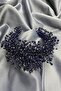 Navy Blue Pollux Crystal Stone Henna and Bridal Crown - 2