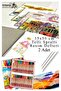 24 Colors Conqueror Pastel Paint 35X50Cm Ring Binder Spralied Painting Notebook Pastel Dispensing Pen 15 Sheets Painting