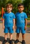 Boy's Summer Shorts Suit |   Cotton T-Shirt+Ribbed Shorts |   Daily Combination, Park and Vacation Clothing - 3
