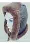 100% Sheepskin Eared Ushanka Genuine Lambskin Pilot Hat
