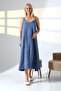 Sofia Linen Summer Dress with Adjustable Strap - 6