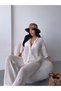 Women's Summer Knitted Button-Front Double Set - 3