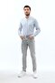 بنطال جينز بقصّة Slim Fit - رمادي فاتح - 6