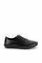 Black Genuine Leather Women's Casual Shoes K01272000403