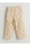Floral Girl's Lace Trousers with Elastic Waist