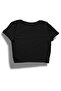 Very Cherry Social Club Letter Crop Top, Women's Cherry Printed Crop Blouse - 2