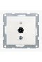 MECANISM PRIZA TV ZERO KARRE PLUS ALB - 2