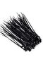 Nylon Plastic Network Cable Wire - 100 Pieces (Black, 250mm) - 2