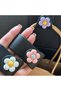 4 Pieces of Random Colors for Vehicles, Clothes, Bags, Hangers with Flowers in Different Colors - 3