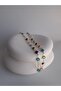 Multi Colored Stone Adjustable Y Necklace 45 cm - 7