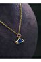 Saturn Planet Model Yellow Color Coated Enamel Processing Minimal Stylish Style Steel Necklace - 5