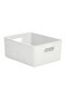 Impact Resistance Vertical Wavy Design Rectangular Multipurpose Storage Basket 15 Liter