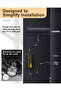 محول بطاقة شبكة احترافي 1800 مللي أمبير/ساعة مزود بمنفذ Micro USB لأجهزة Amazon Fire TV Sticks Firestick - 3