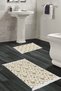 Non-Slip Base Djt Toilet Set Star Cotton Fringed Vintage Al5012 Beige