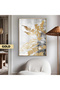 Amazing | Leaf Pattern Gray Bronze Elegant Model | Framed Tempered Glass Table Single Vertical