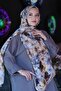 Hydrangea Flower Pattern Mink Soft Cotton Shawl - 5