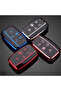 Land Rover Compatible Range Rover, Sport, Evoque, Discovery, Freelander, Glossy Tpu Key Case Cover (Red) - 4