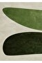 Amazing | Green-Grey Abstract Boho Model 02 | Framed Tempered Glass Table Single Vertical - 2