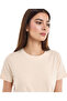 Beige LADIES BASIC ROUND NECK SOLID TEE 8-18 - 2