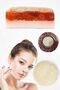 3 Pack Facial Cleansing Blemish Acne Dead Skin Peeling Rushur Stone Massage Effective Goat Milk Strawberry Soap