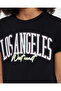 Black Graphic Tee – Modern Style For Girls - 4