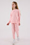 Licensed Girls' Top and Bottom 2 Piece Tracksuit Set - 3
