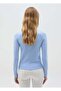 Top With Round Neck And Long Sleeves - 4