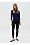 Top With Round Neck And Long Sleeves