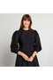 Cotton voile blouse BLACK - 2