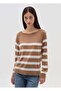 Striped Top With Raglan Sleeves - 2