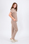 Top Size Lycra U Neck Bat Sleeve Nurse and Doctor Uniform Set Scrubs Hospital Uniform - 2
