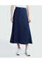 Dark Blue Denim Full Skirt By - 3