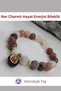 Life Energy Natural Stone Bracelet with Pomegranate Charm - Certified - Jasper & Moonstone - 6