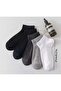 Bamboo Men's Ultra Comfort Seamless Anti-Sweat Booties Socks 5'Pair - 6