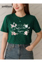Plus Size Floral Print T-Shirt for Women, in Distinctive Colors - 5